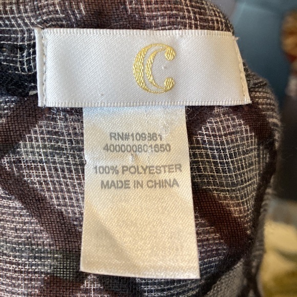 C Patterned Infinity Scarf - Picture 6 of 8